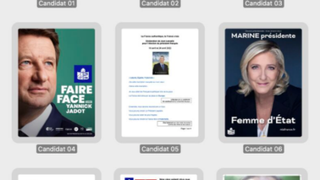 les programmes des 9 candidats à l'élection présidentielle de 2022 en FALC et audio